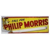 Philip Morris Metal Sign - 27.5" x 10"