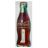 Vintage Coca Cola Thermometer 17x5.5"
