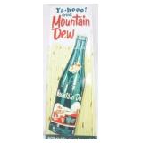 Mountain Dew Metal Sign 41.5 x 14