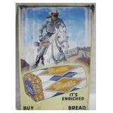 The Lone Ranger Merita Bread Metal Sign