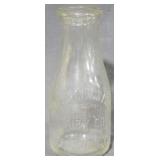 White Springs Farm Glass Milk Bottle 7.5"