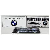 3 BMW License Tags