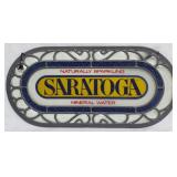 Saratoga Mineral Water Sign 9x18.5