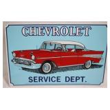 Chevrolet Metal Sign - 17.5" x 12"