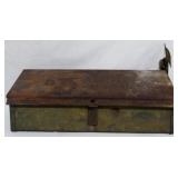 Vintage Metal Mailbox 7x19x8