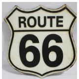 Route 66 Metal Sign - 11" x 10.5"