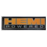 Hemi Powered Metal Sign - 18" x 5.5"