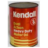 Kendall Motor Oil Tin 6"