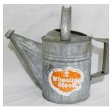 Wheeling Steel Galvanized Oil Can 12"