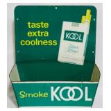 Kool Cigarettes Metal Store Display 9"