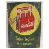 Coca-Cola Metal Sign - 20" x 27"