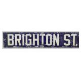 Brighton St. Sign 4x20