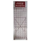 Coca-Cola Metal Rack - 18" x 26" x 56"