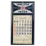 Lone Star Cement Co. 1957 Calendar 16x9