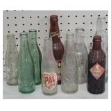 Assorted Vintage Soda Bottles