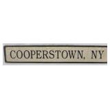 Cooperstown NY Sign 4x22.5