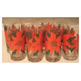 8 pc Set Glasses - 6" Tall