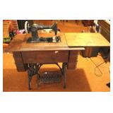 Antique Singer Sewing Machine 27" x 18" x 29"