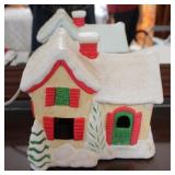 Lighted House 7" x 9" x 5"