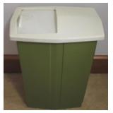 Vintage Trash Can 21" x 17" x 10