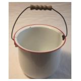 Enamelware Bucket - 8" x 10"
