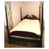 Full Size Bed w / Bedding - 70" x 59" x 79"