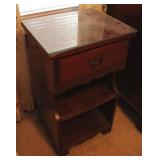 Mahogany Night Stand - 28" x 16" x 13"