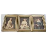 3 pc Framed Prints - 9" x 6.5"