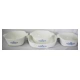 4 pc Corning Ware Dishes