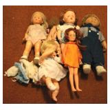 Lot Vintage Dolls