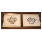 2 pc Framed Prints - 18.5" x 22.5"