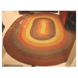 Large Braided Rug - 132" x 104"
