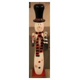 Wood Snowman - 25" tall