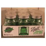 Ball 6 pc Mason Jars - New