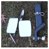 Car Parts - 2 Mirrors & Hitch