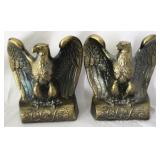 2 pc Brass Bookends