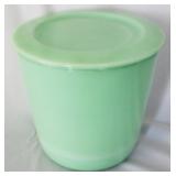 Jadeitie Jar w / Lid - 6/5" x 6"