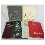 6 pc Cavalier Yearbooks