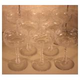 8 pc Set Glasses - 6" Tall