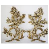 2 pc Plastic Wall Hangings - 20" x 13"