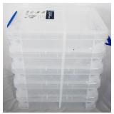 Plastic Storage Bin Set - 10.5" x 14" x 15"