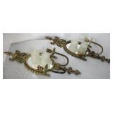 2 pc. Mirror Candle Holders - 21" x 7"