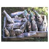 Drink Crate w / Bottles - As-Is - Crate Broken