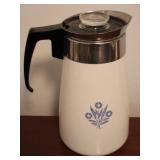 Corningware Coffee Pot 10" Tall