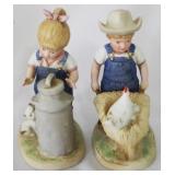2 pc Denim Days Figures - 5" Tall