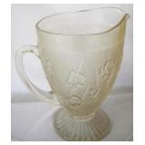 Glass Pitcher - 9" Tall