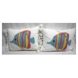 Pair Throw Pillows - 16" x 12"