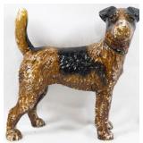 Cast Iron Dog Door Stop 8.5"