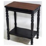 Carved Vintage Side Table 27x22x14