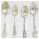 4 Sterling Spoons 1.4oz